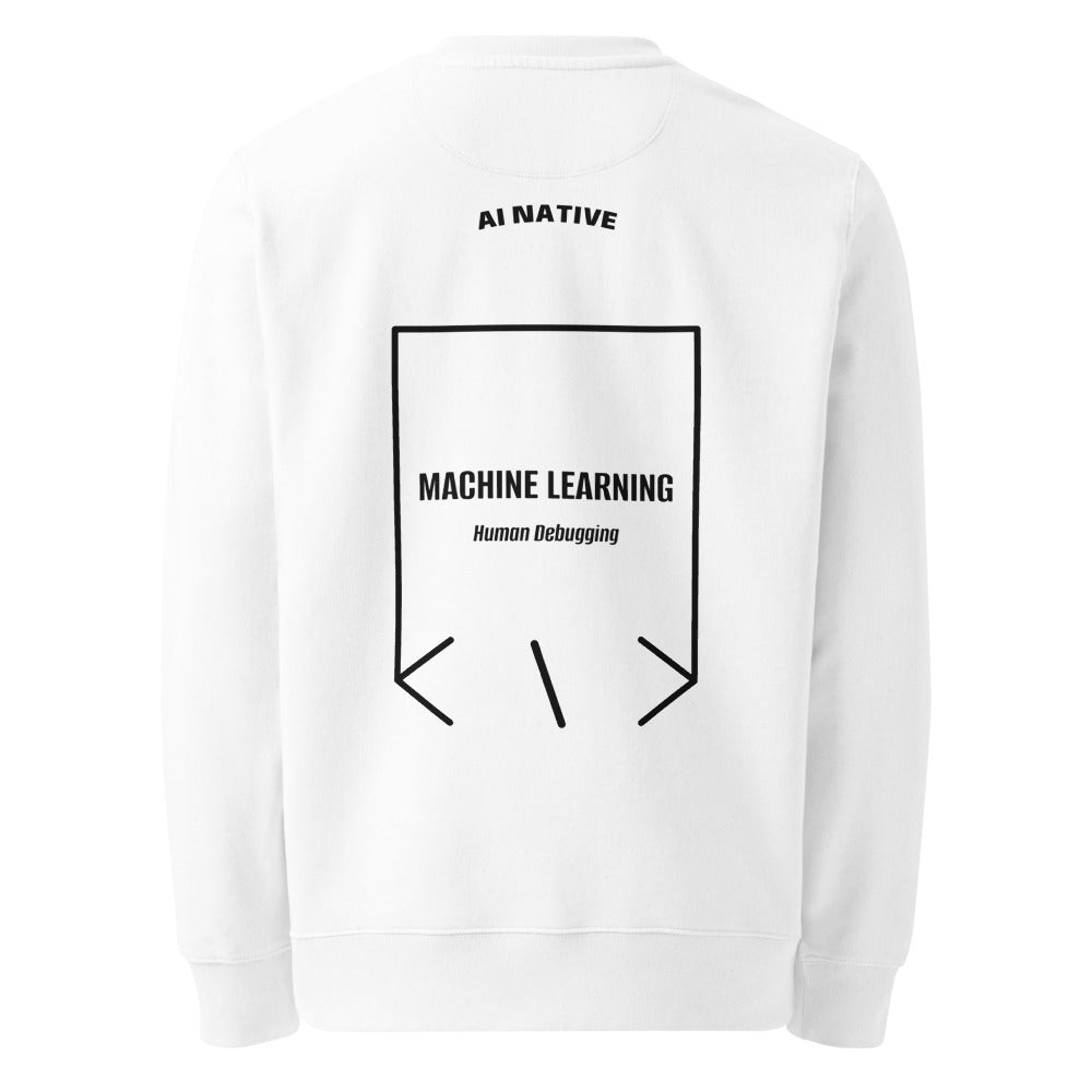 Machine Learning — White Black back mockup
