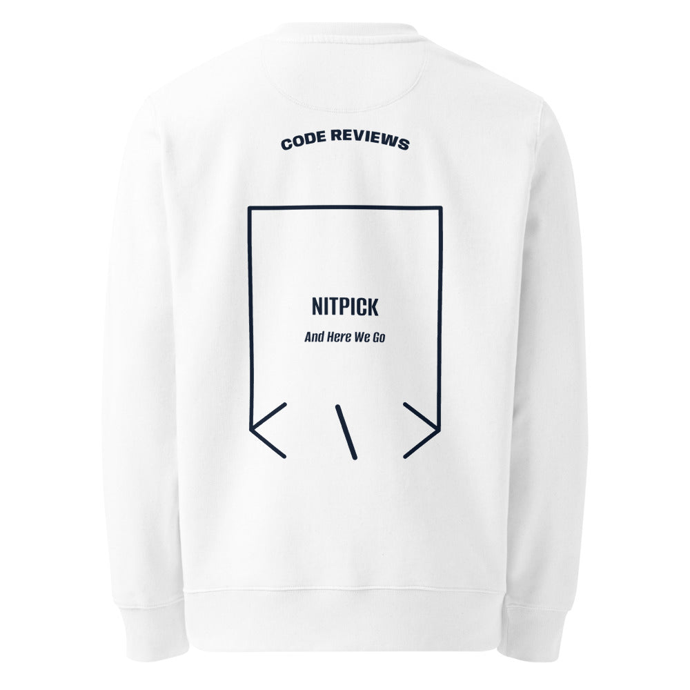 Nitpick — White French Navy back mockup