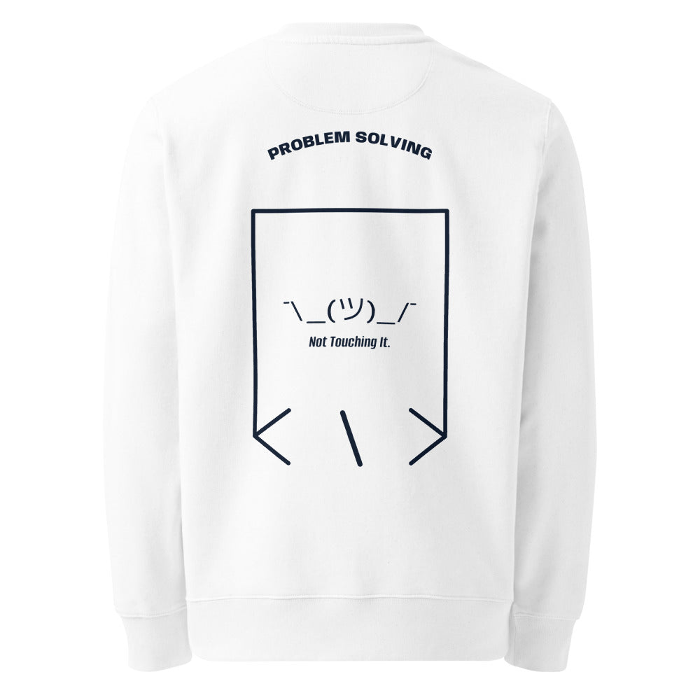 ¯\_(ツ)_/¯ — White French Navy back mockup