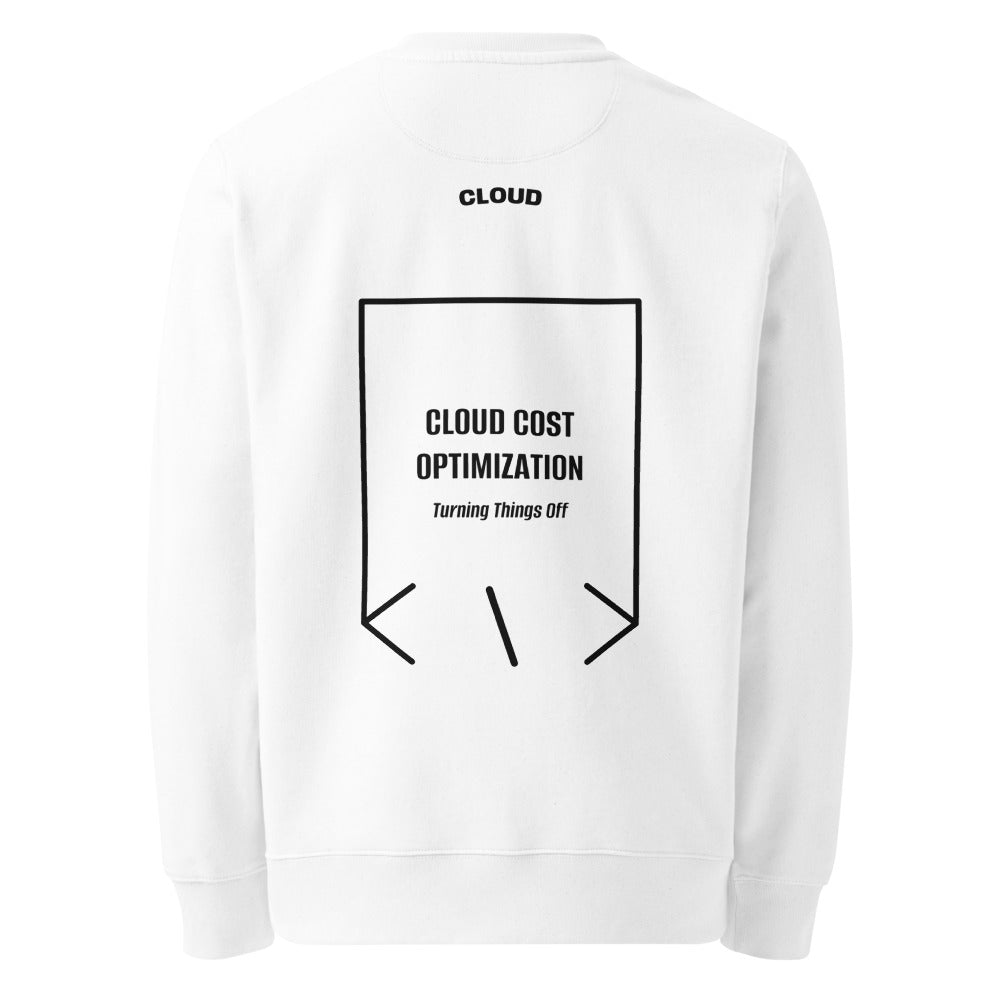 Cloud Cost Optimization — White Black back mockup