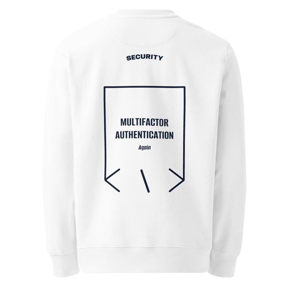 Multifactor Authentication — White French Navy back mockup