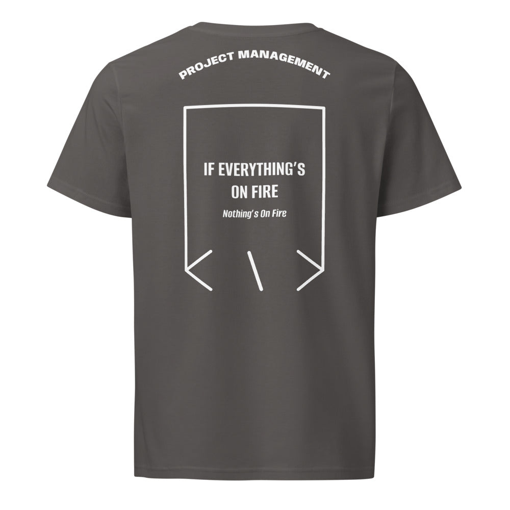 If Everything’s On Fire — Anthracite White back mockup