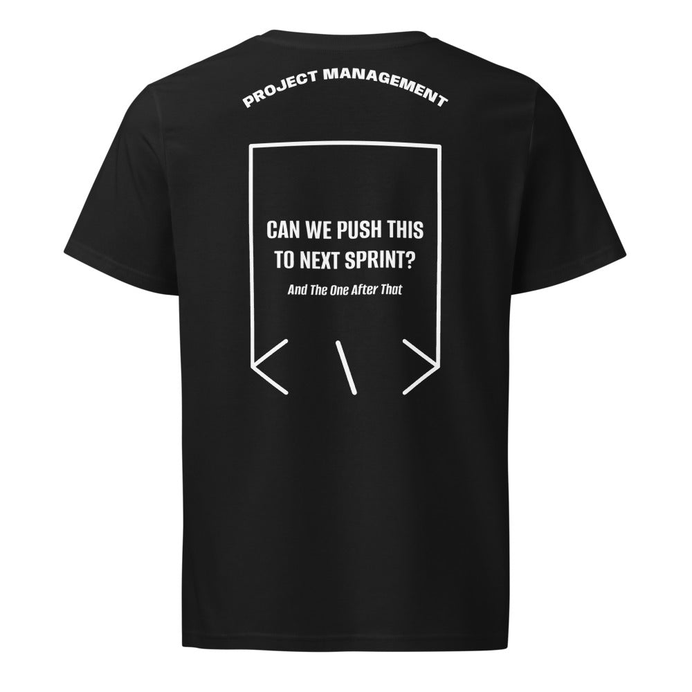 Can We Push This To Next Sprint? — Black White back mockup
