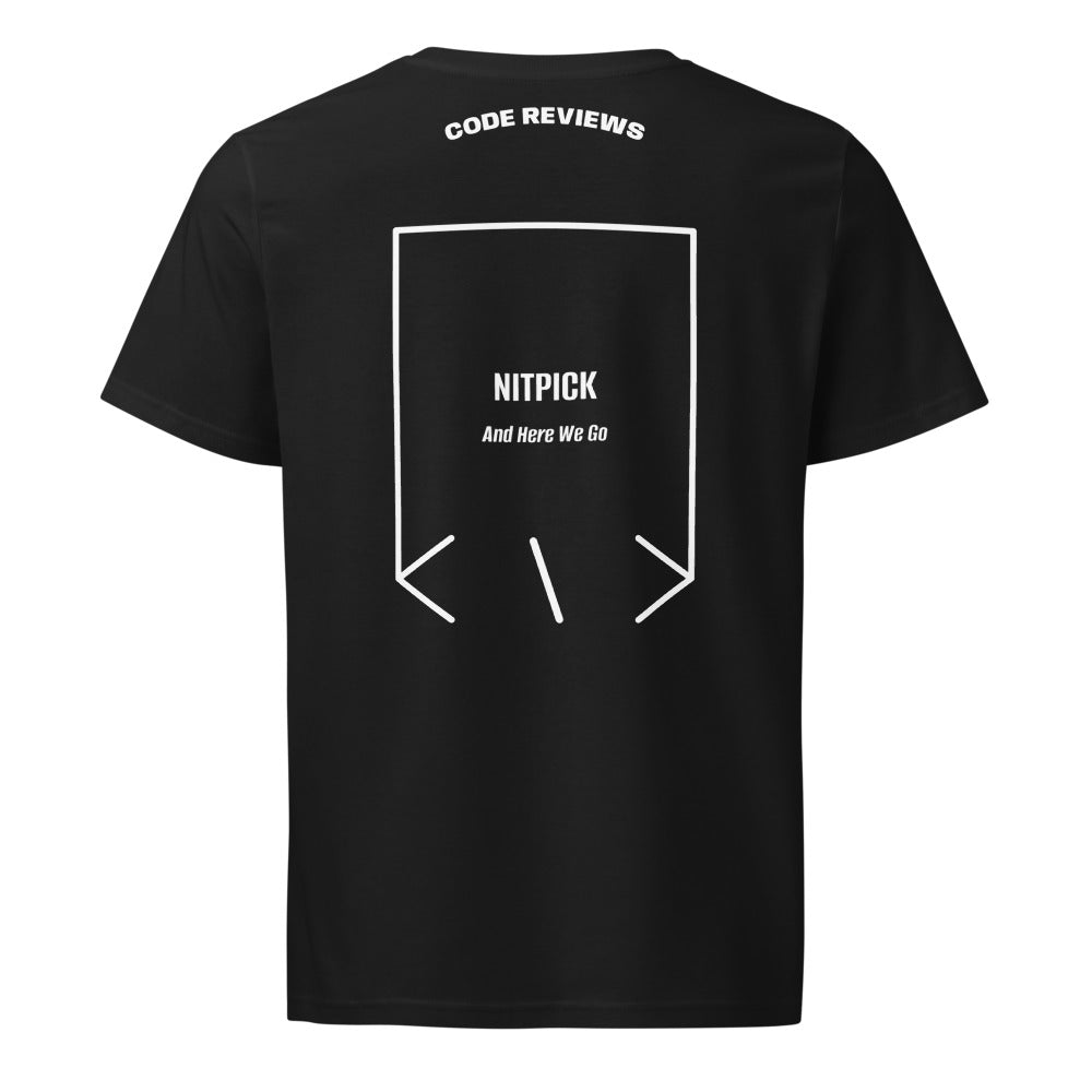 Nitpick — Black White back mockup