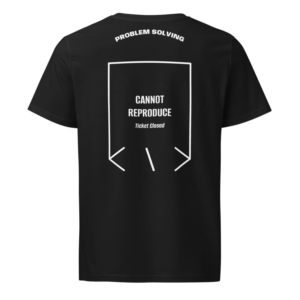 Cannot Reproduce — Black White back mockup