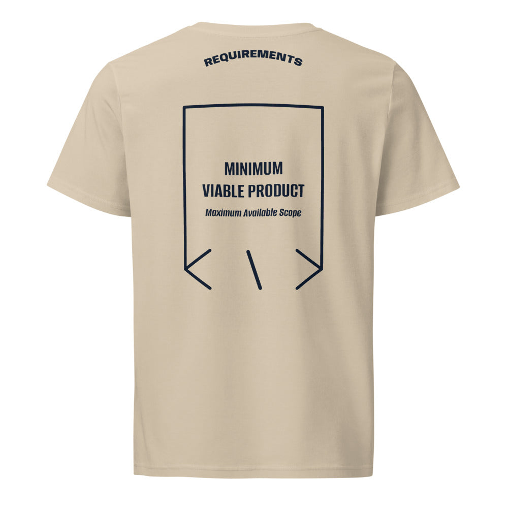 Minimum Viable Product — Desert Dust French Navy back mockup