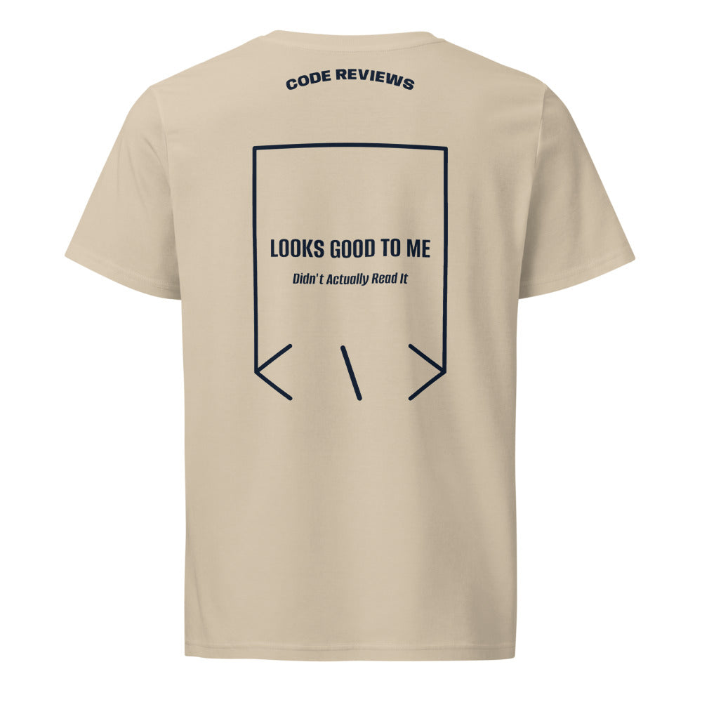 Looks Good To Me — Desert Dust French Navy back mockup