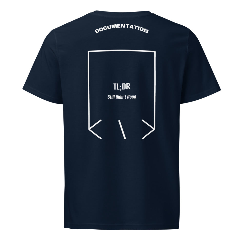 TL;DR — French Navy White back mockup