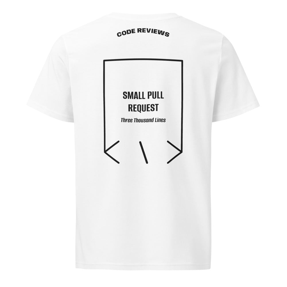 Small Pull Request — White Black back mockup