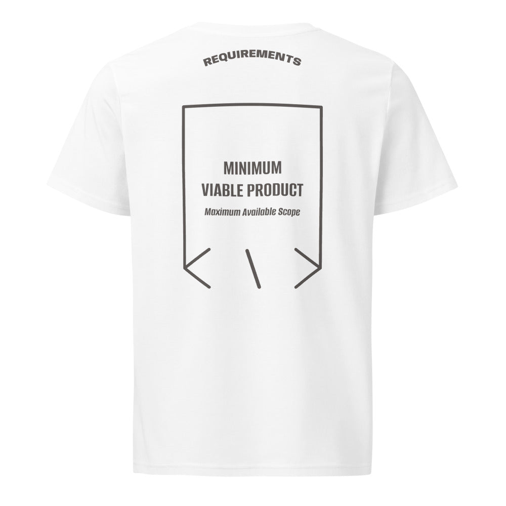 Minimum Viable Product — White Anthracite back mockup