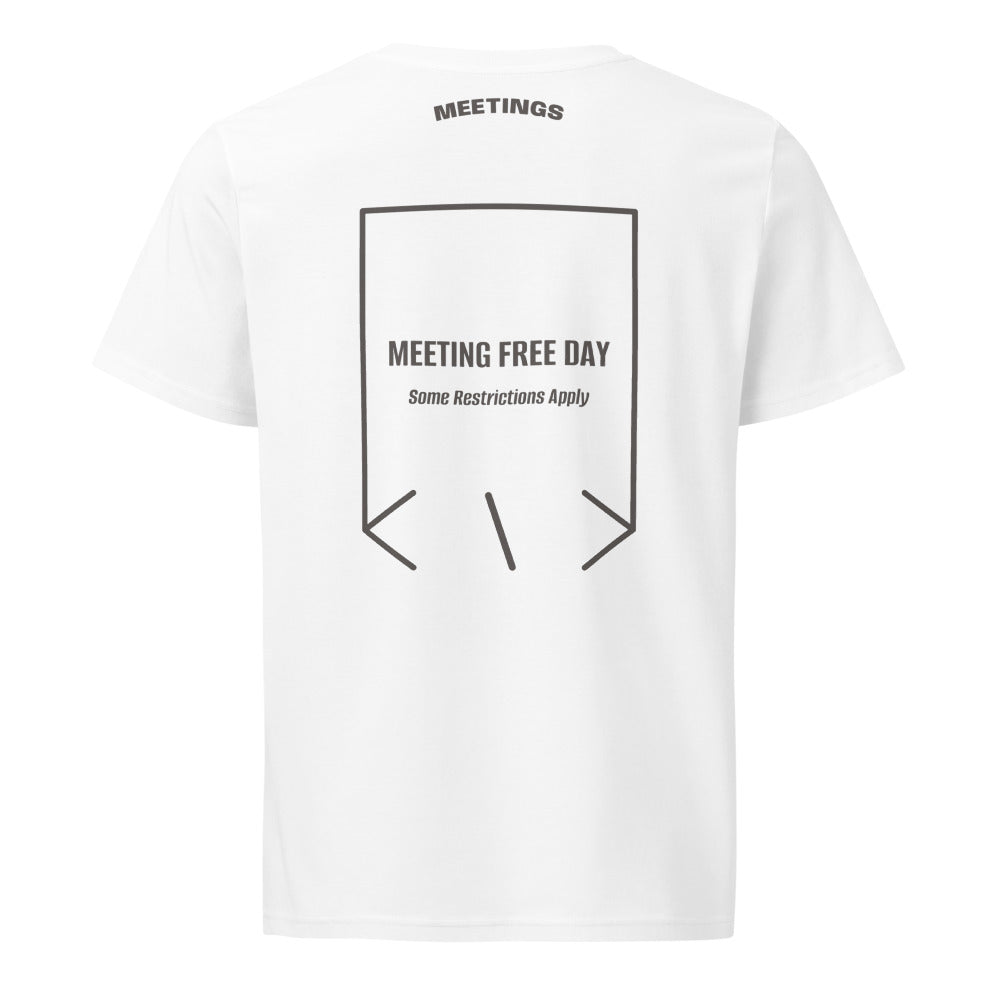Meeting Free Day — White Anthracite back mockup