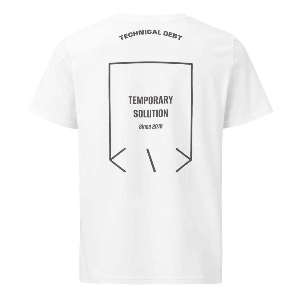 Temporary Solution — White Anthracite back mockup