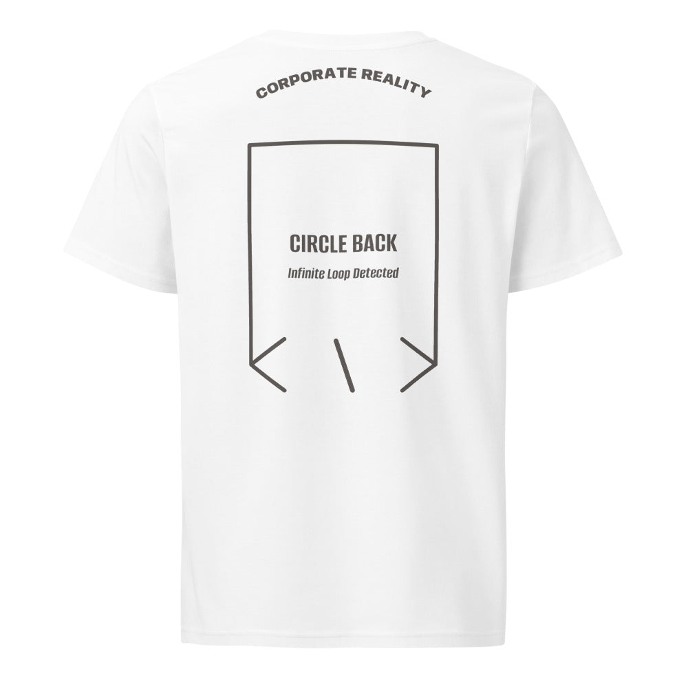 Circle Back — White Anthracite back mockup