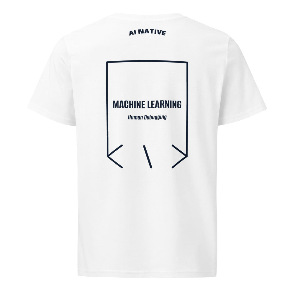 Machine Learning — White French Navy back mockup