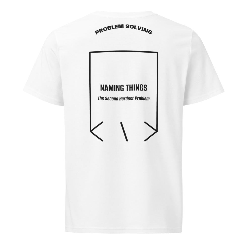 Naming Things — White Black back mockup