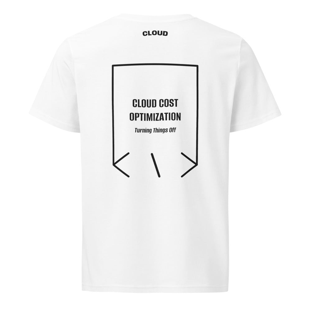 Cloud Cost Optimization — White Black back mockup