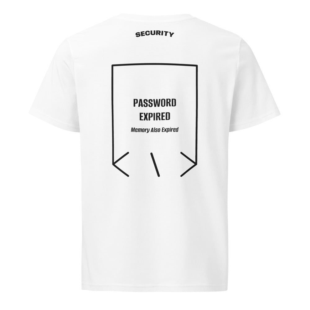 Password Expired — White Black back mockup