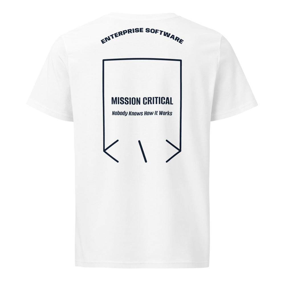 Mission Critical — secondary back mockup
