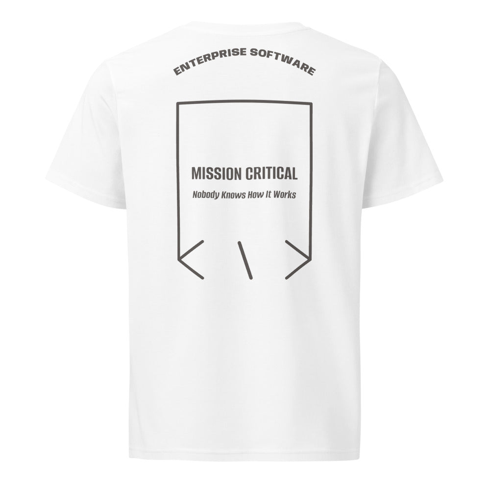 Mission Critical — White Anthracite back mockup