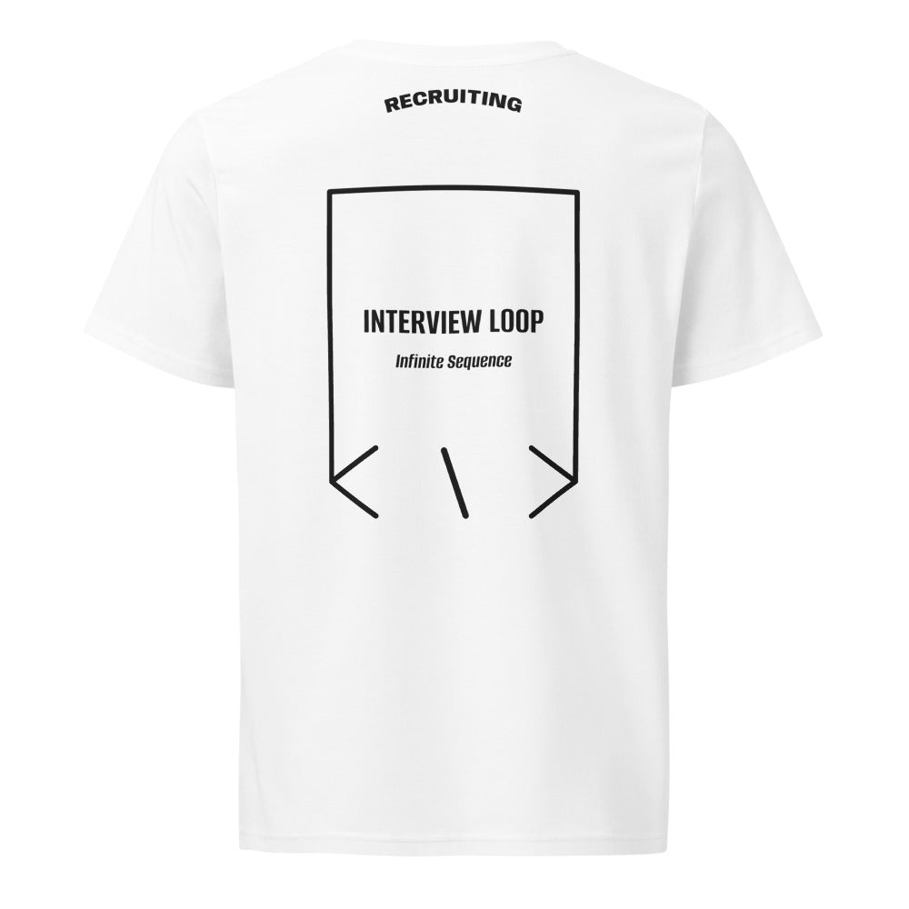 Interview Loop — White Black back mockup