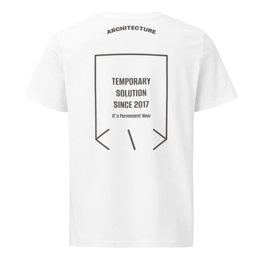 Temporary Solution Since 2017 — secondary back mockup