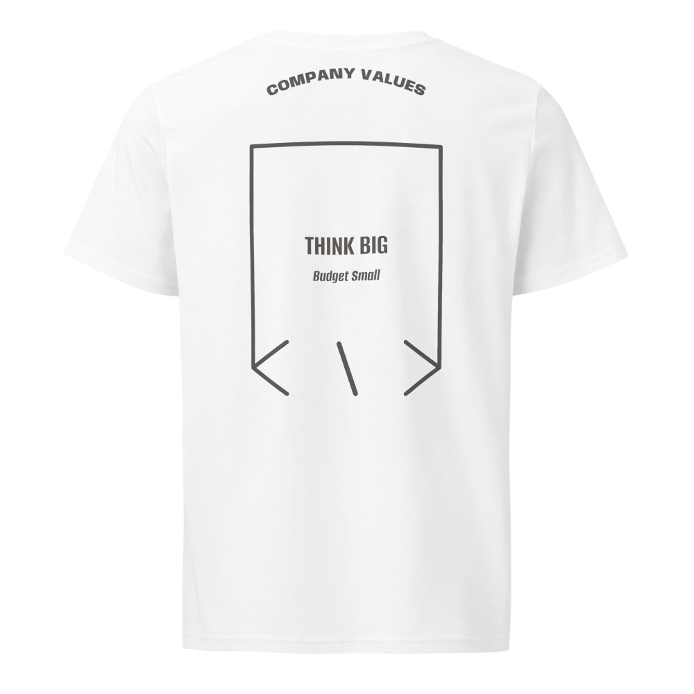 Think Big — White Anthracite back mockup