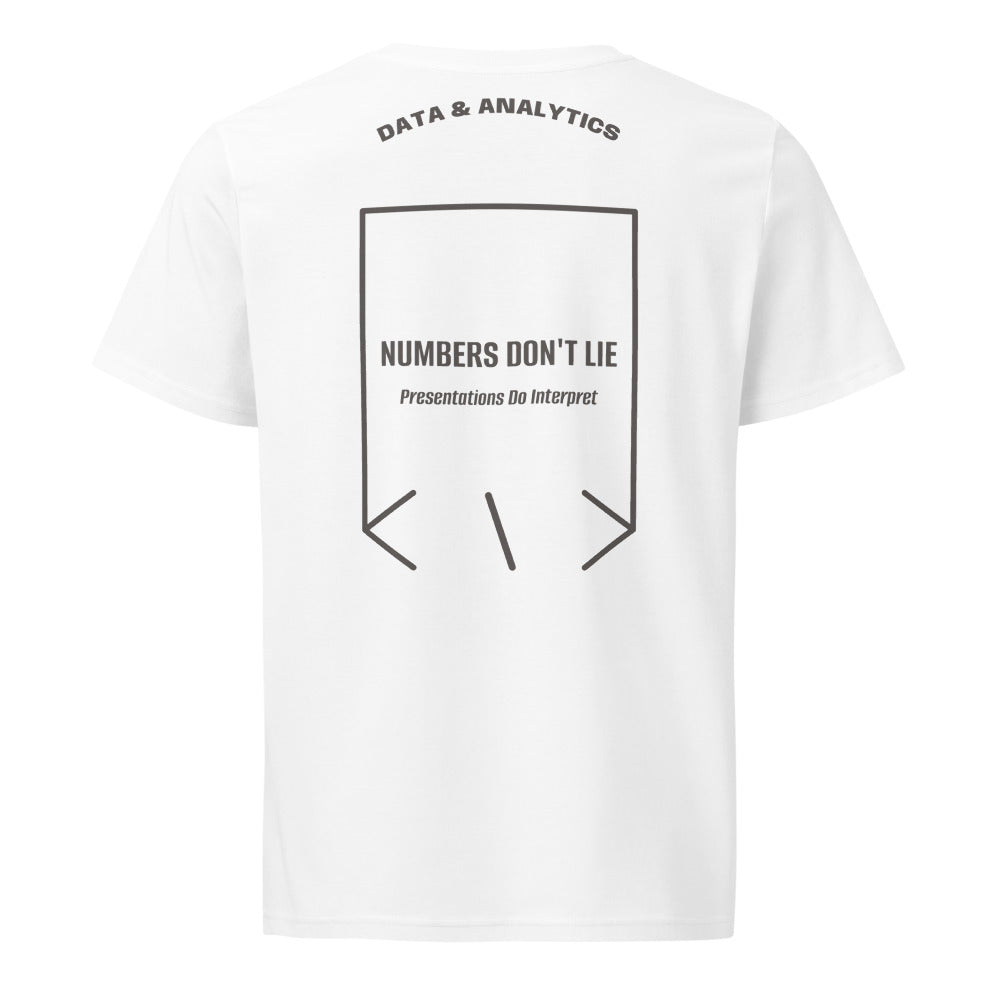 Numbers Don't Lie — White Anthracite back mockup