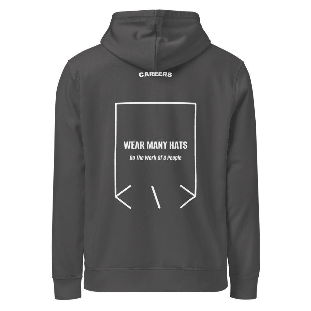 Wear Many Hats — Anthracite White back mockup