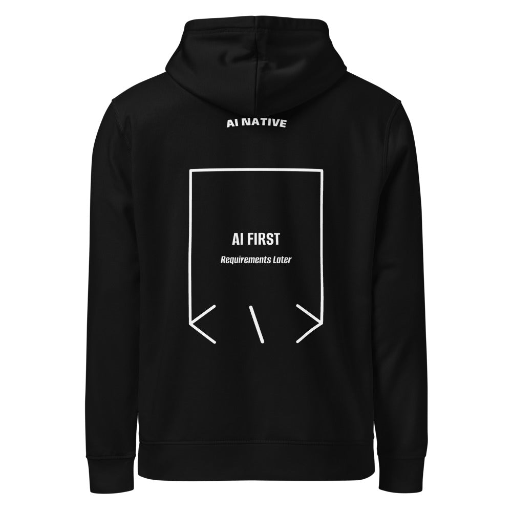 AI First — secondary back mockup