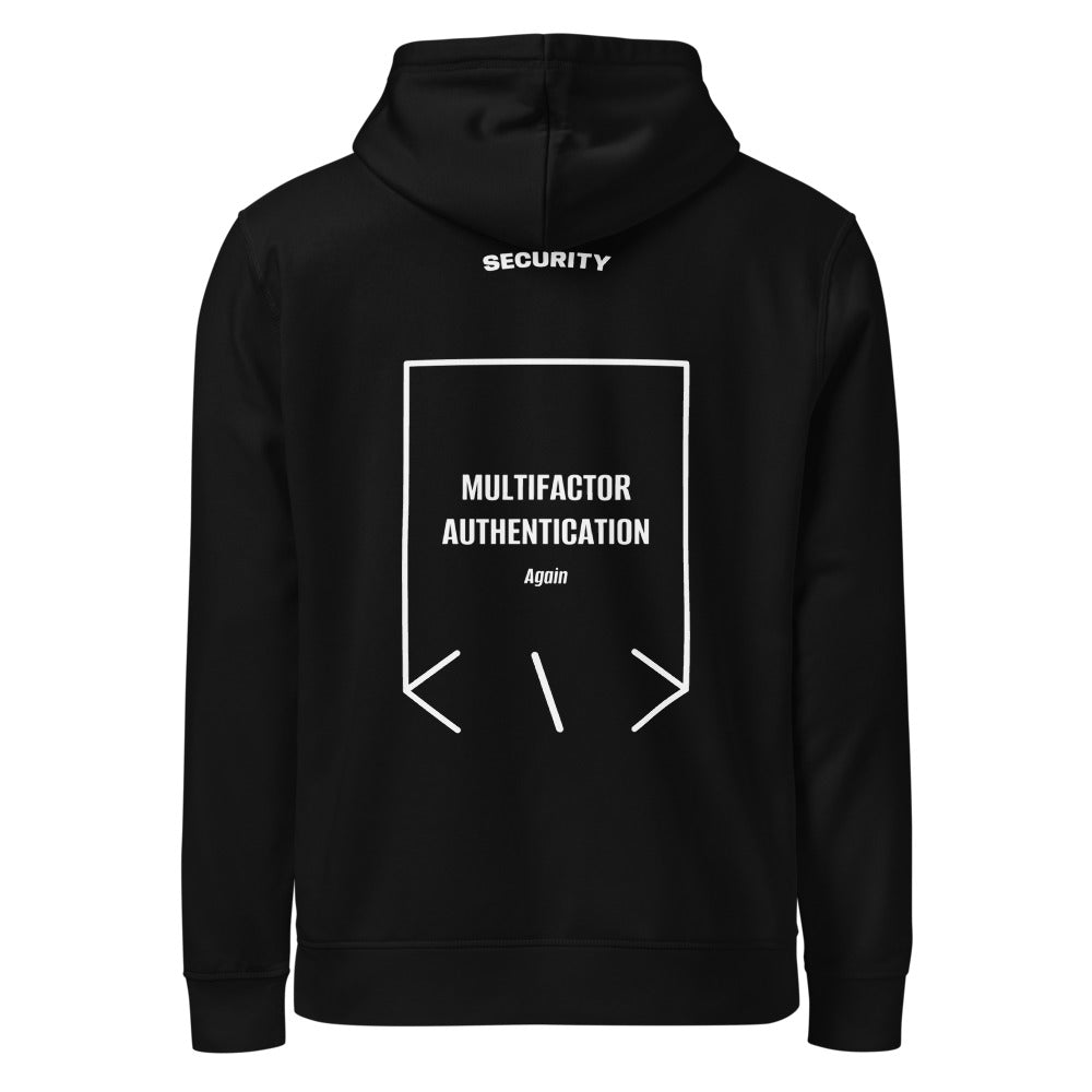 Multifactor Authentication — Black White back mockup