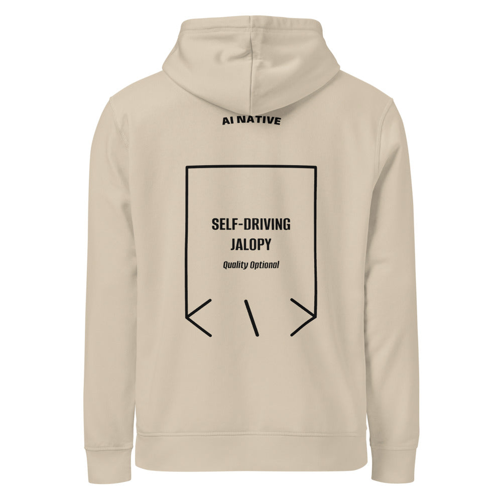 Self-Driving Jalopy — Desert Dust Black back mockup
