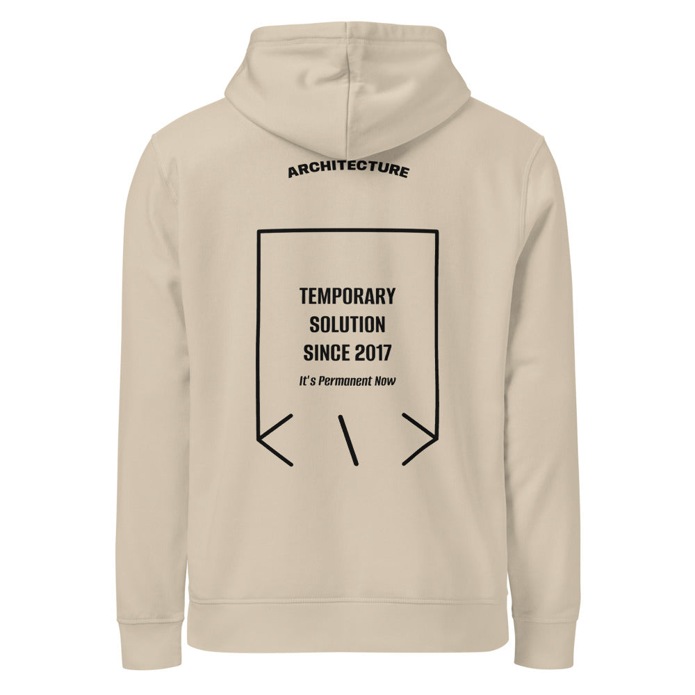 Temporary Solution Since 2017 — Desert Dust Black back mockup