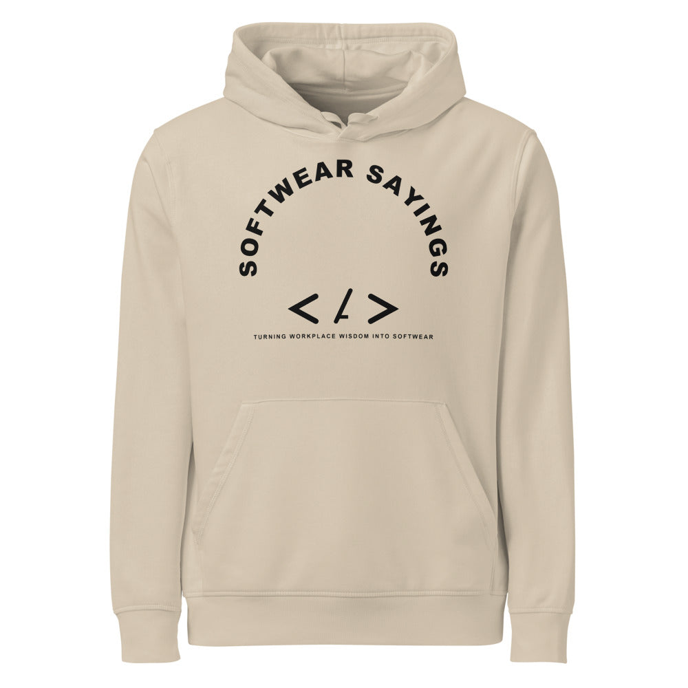 Self-Explanatory Code — front mockup