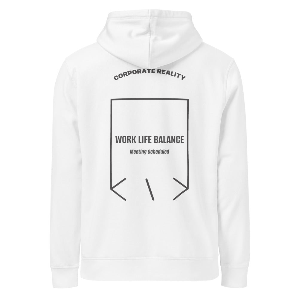 Work Life Balance — White Anthracite back mockup