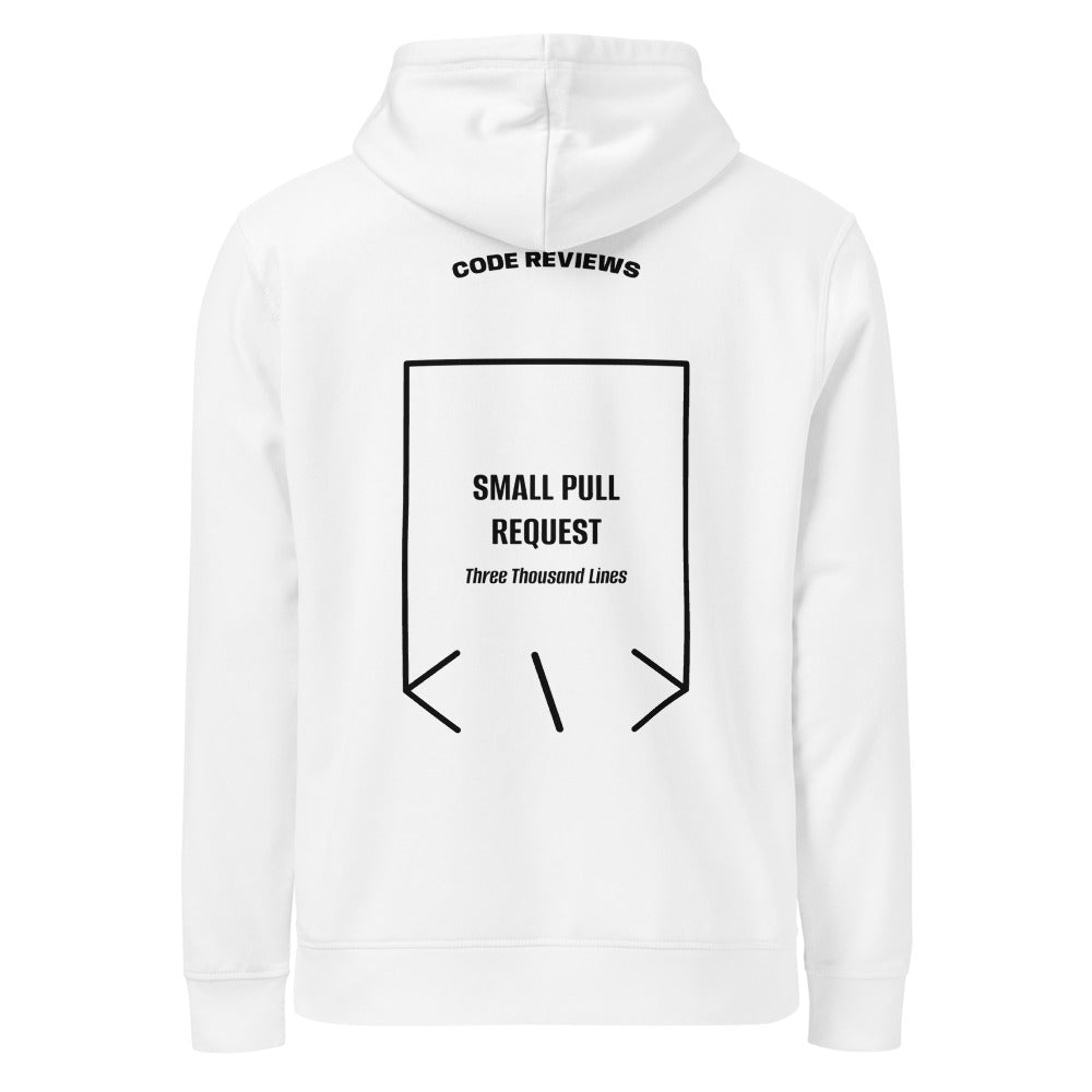 Small Pull Request — White Black back mockup