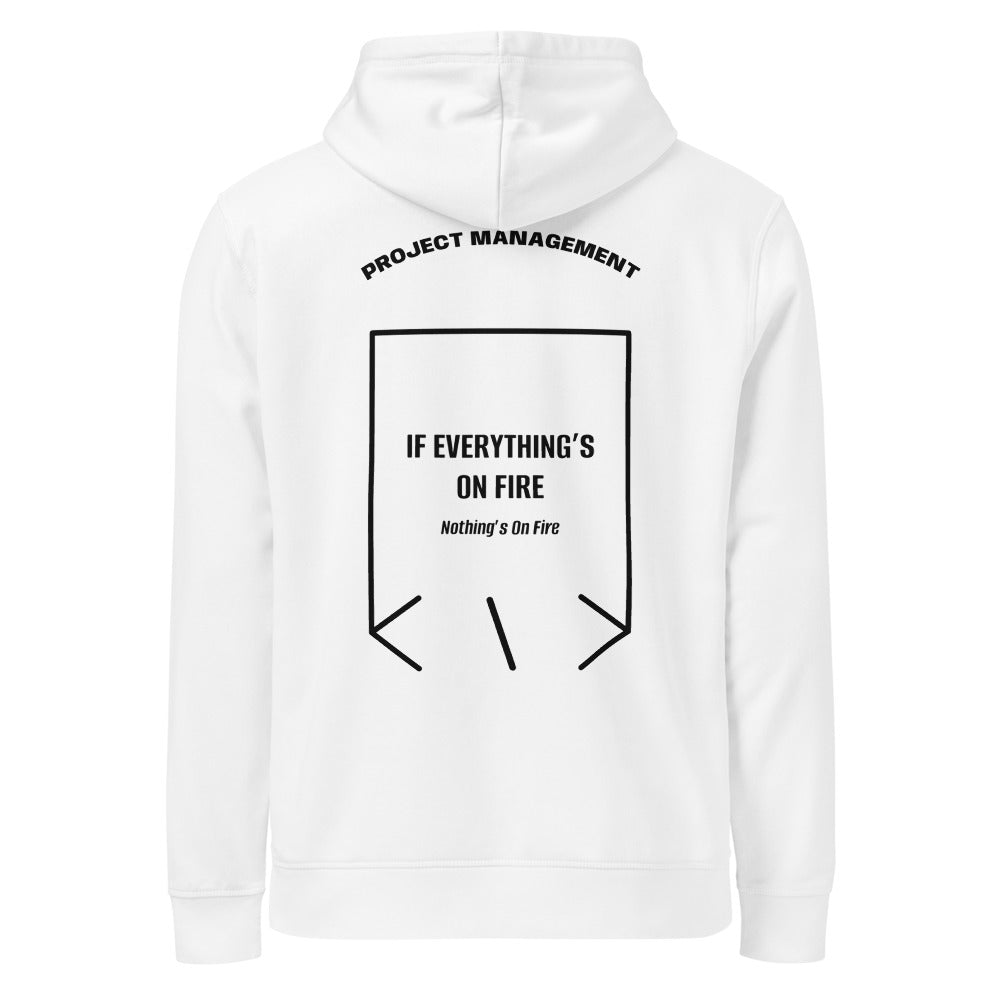 If Everything’s On Fire — White Black back mockup