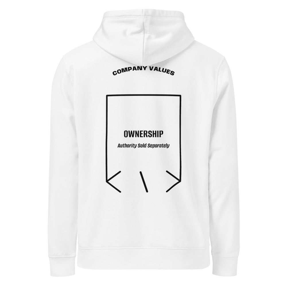 Ownership — White Black back mockup