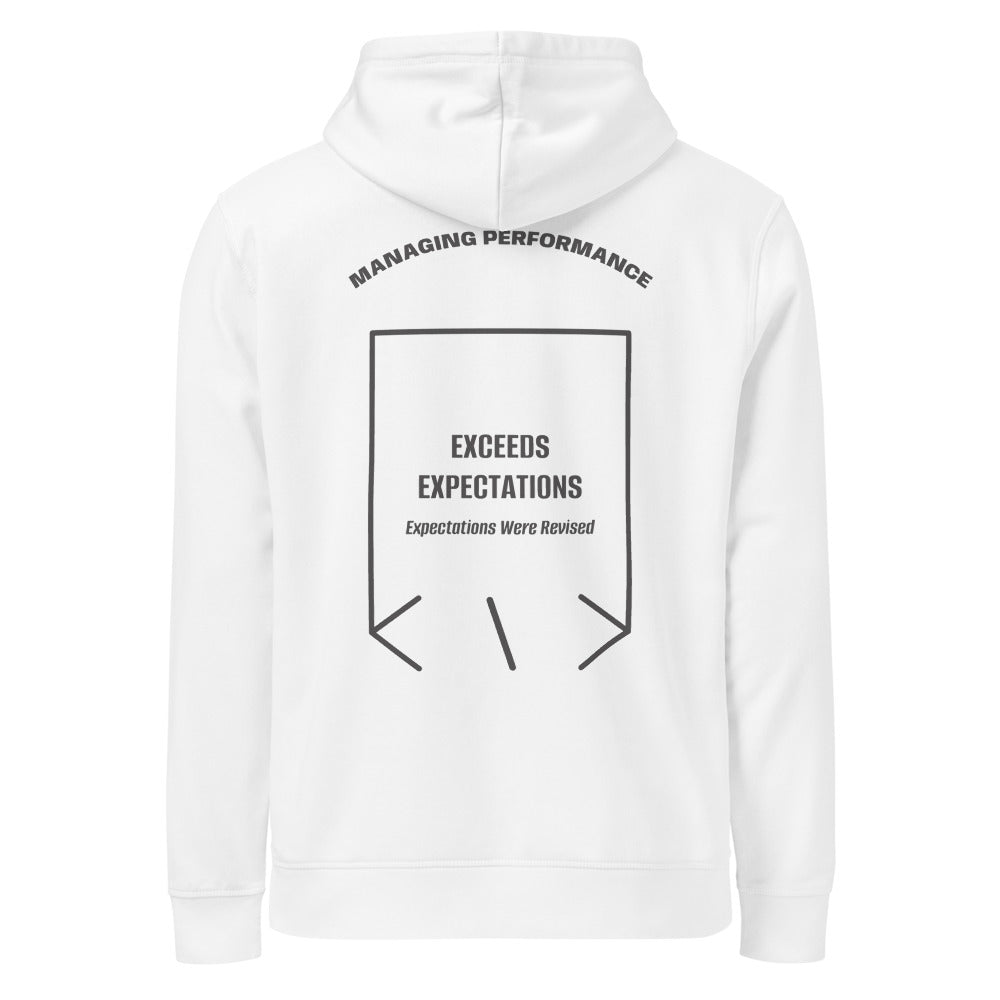 Exceeds Expectations — White Anthracite back mockup