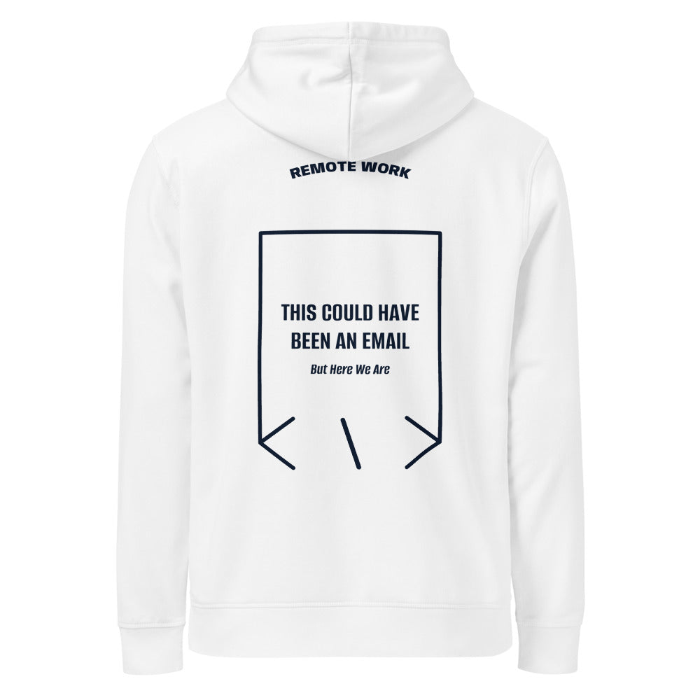This Could Have Been An Email — White French Navy back mockup