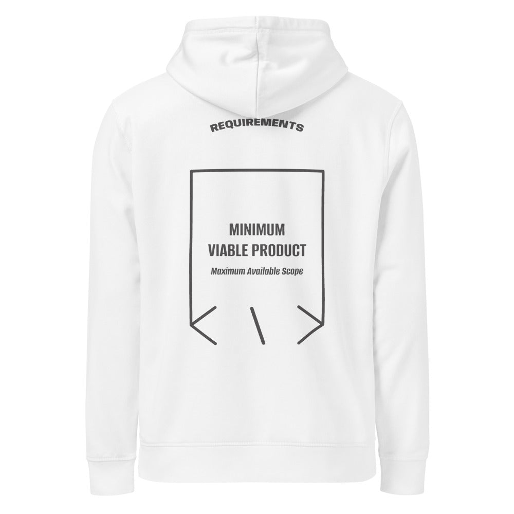 Minimum Viable Product — White Anthracite back mockup