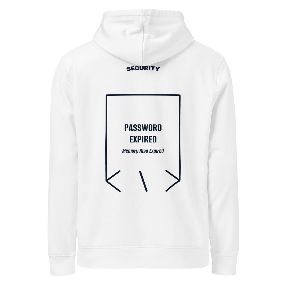 Password Expired — White French Navy back mockup