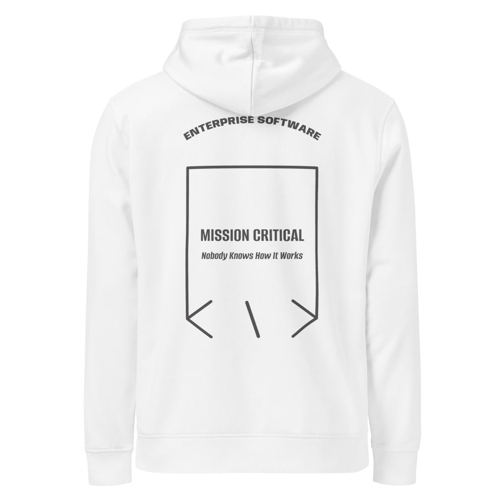 Mission Critical — White Anthracite back mockup
