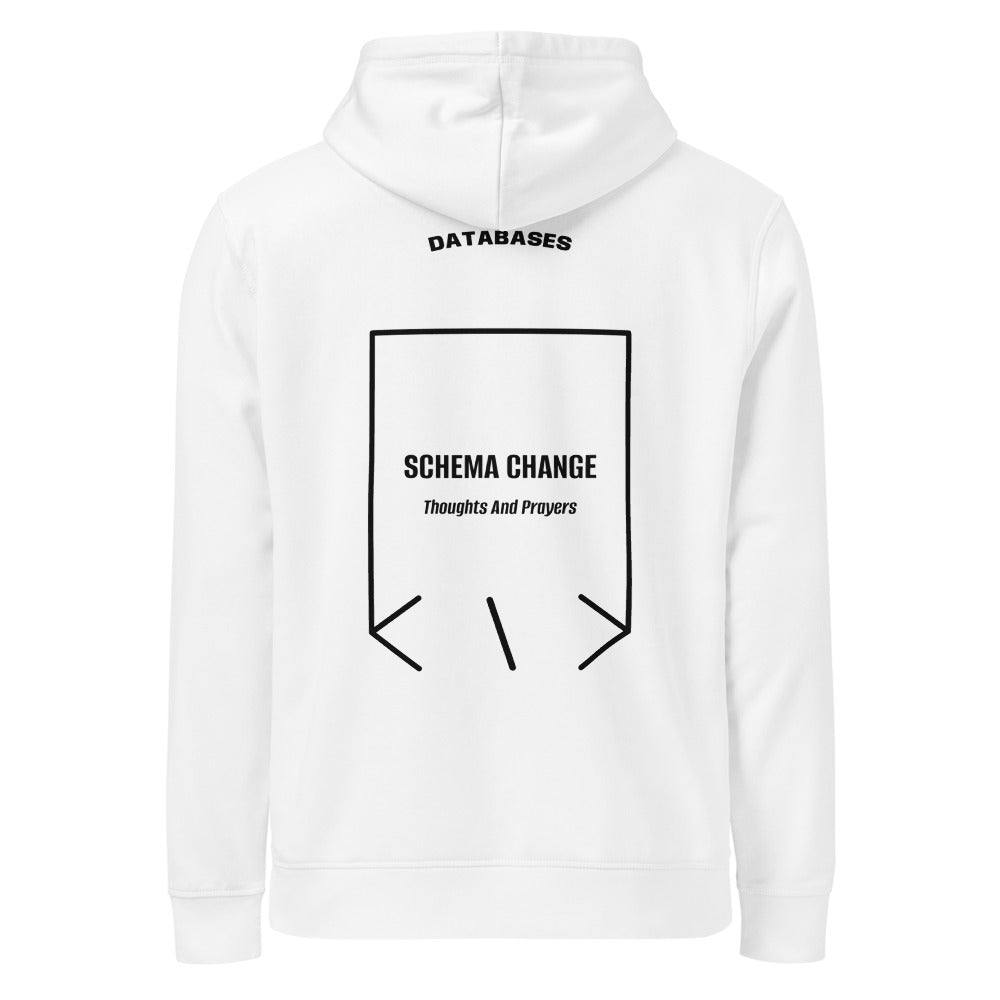 Schema Change — White Black back mockup