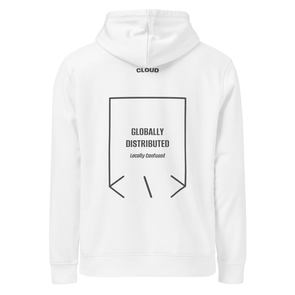 Globally Distributed — White Anthracite back mockup