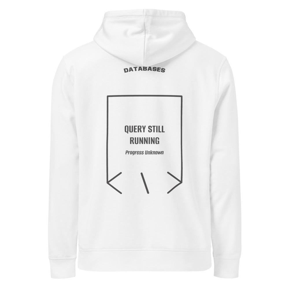 Query Still Running — White Anthracite back mockup