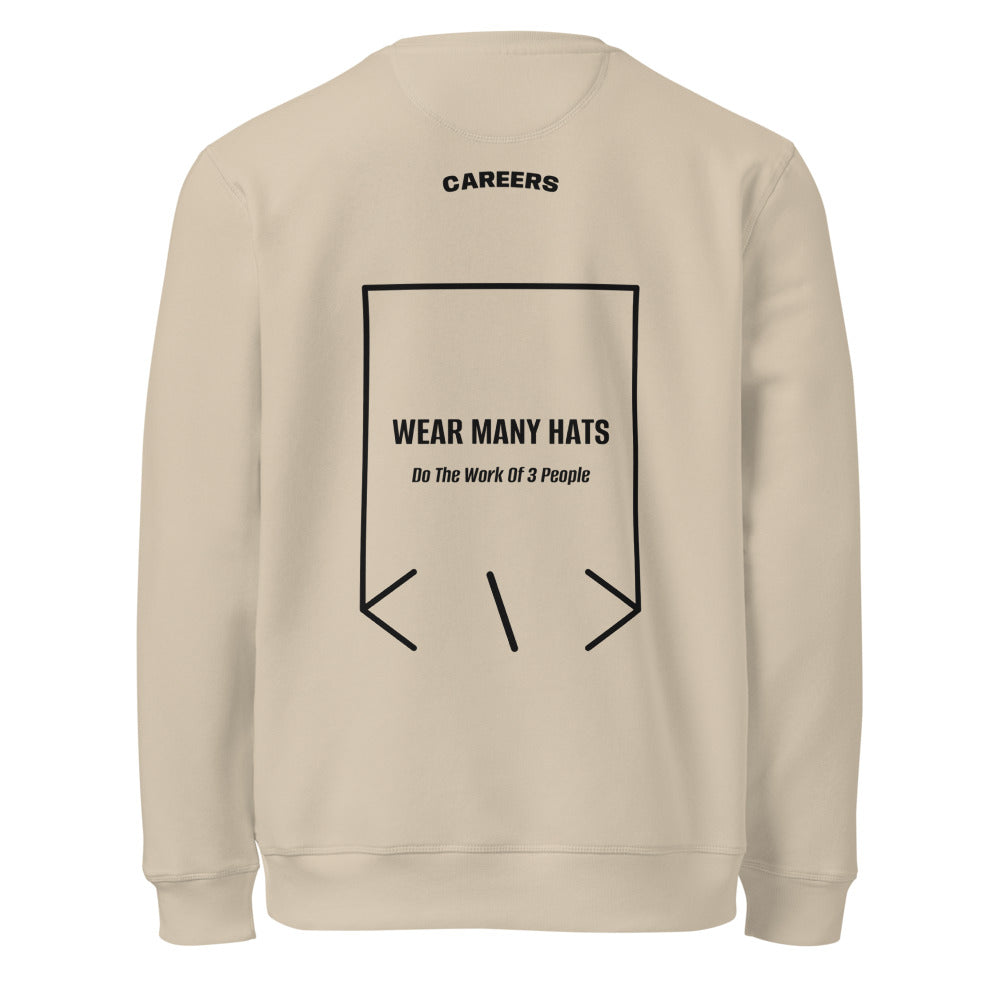 Wear Many Hats — Desert Dust Black back mockup