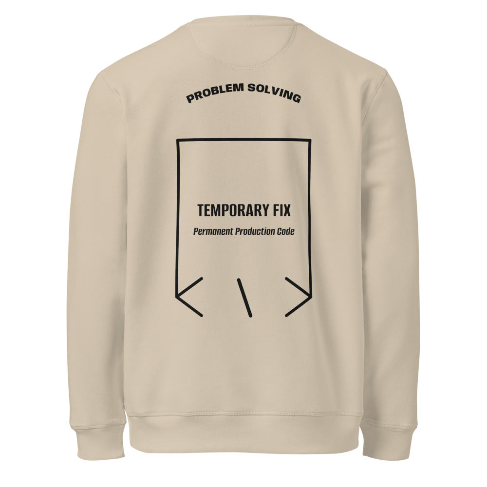 Temporary Fix — Desert Dust Black back mockup