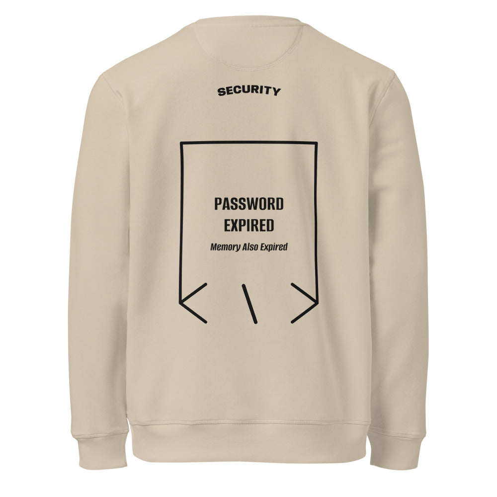 Password Expired — Desert Dust Black back mockup