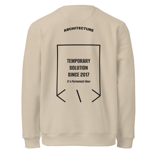 Temporary Solution Since 2017 — secondary back mockup