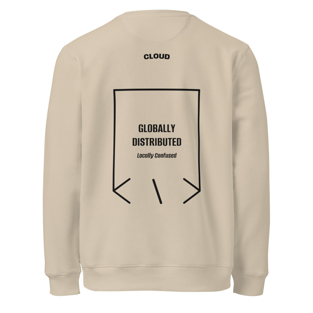 Globally Distributed — Desert Dust Black back mockup